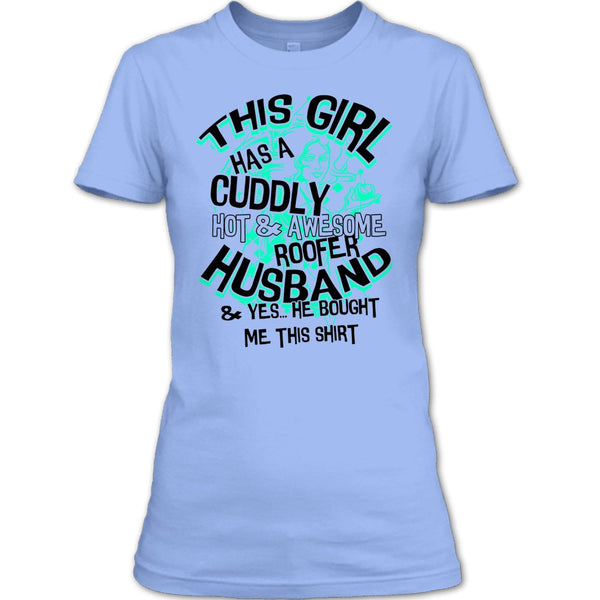 Awesome Roofer Husband T Shirt, Coolest Roofer T Shirt