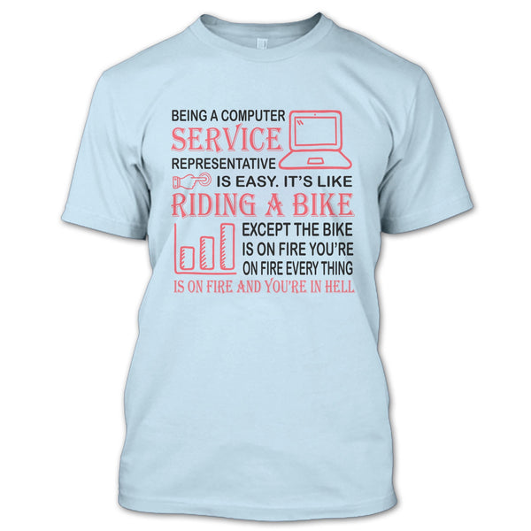 Being A Computer Service Representative T Shirt, Coolest Computer Service Representative T Shirt