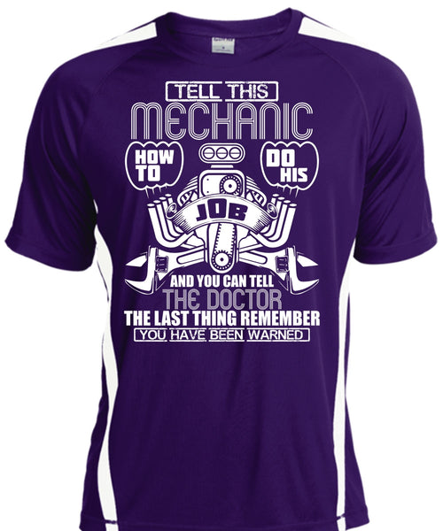 Tell This Mechanic T Shirt, You Can Tell The Doctor T Shirt, Cool Shirt