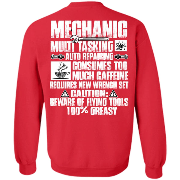 Much Caffeine T Shirt, I Love Mechanic Sweatshirt