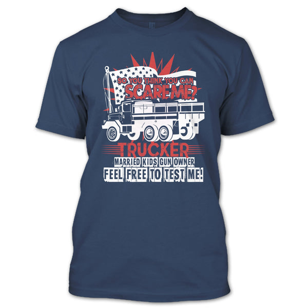Trucker Married T Shirt, Gun Owner T Shirt