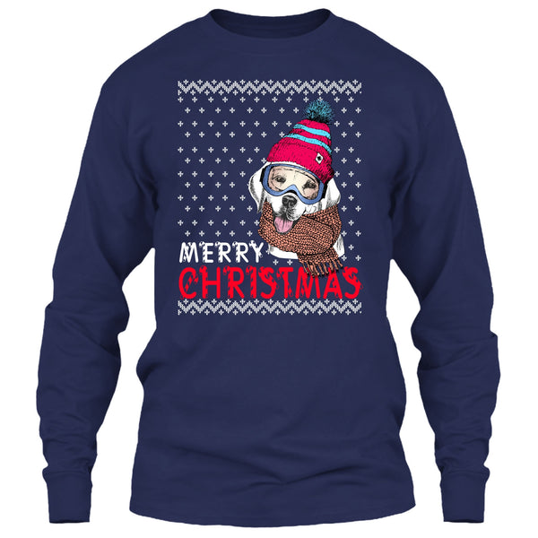 Dog Merry Christmas T Shirt, Coolest Dog Lover T Shirt