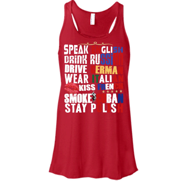 Speak English T Shirt, Drink Russian T Shirt, Cool T Shirt