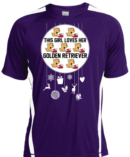 This Girl Loves Her Golden Retriever T Shirt, I Love My Dog T Shirt, Cool Shirt
