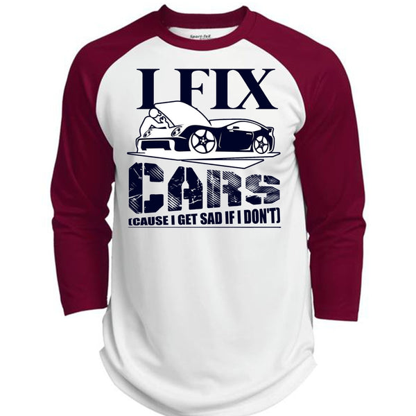 I Fix Cars T Shirt, I Love Mechanic T Shirt, Awesome T-Shirts  (Polyester Game Baseball Jersey)