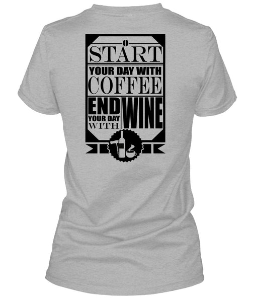 Start Your Day With Coffee T Shirt, I Love Beer T Shirt