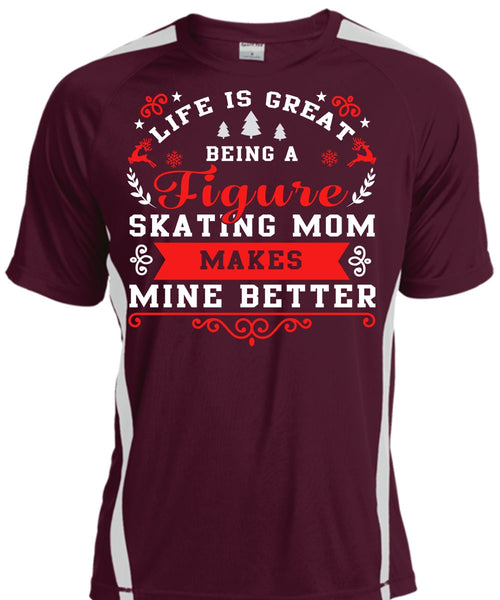 Being A Figure Skating Mom T Shirt, Calls Me A Mom T Shirt, Cool Shirt
