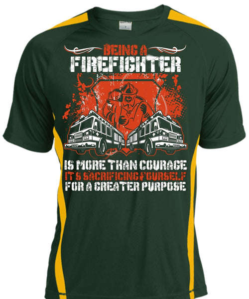 Being A Firefighter T Shirt, It's Sacrificing Yourself T Shirt, Cool Shirt