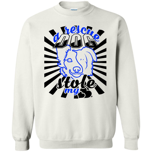 Coolest Dog Mom T Shirt, A Rescue Dog Stole My Heart Sweatshirt