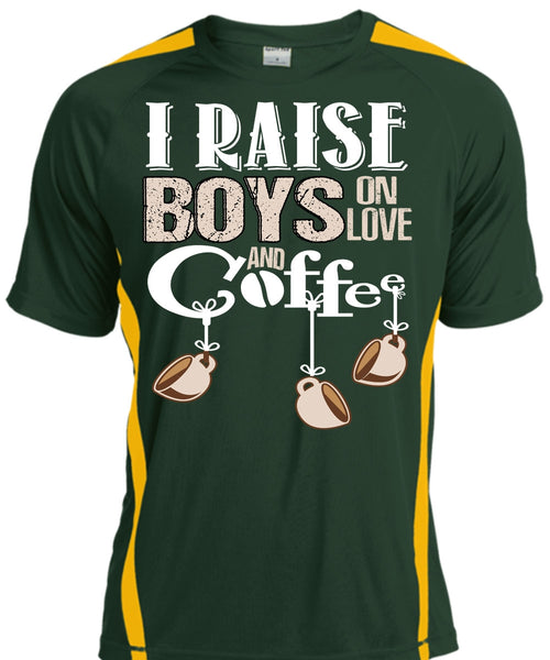 I Raise Boys On Love Ans Coffee T Shirt, Being A Boyfriend T Shirt, Cool Shirt