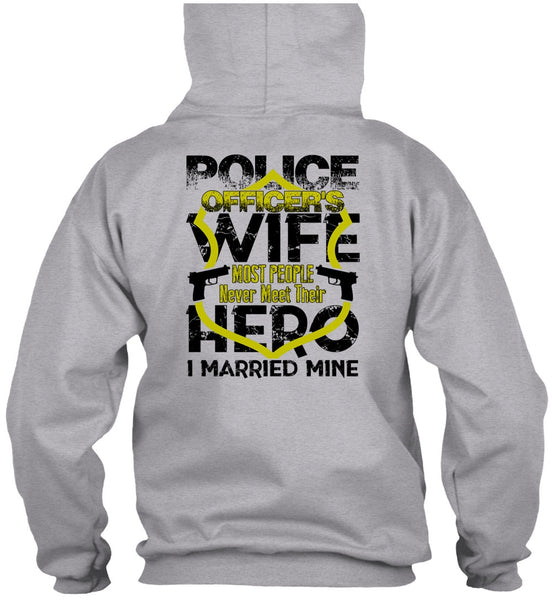 Police Officer's Wife T Shirt, I Love Wife T Shirt