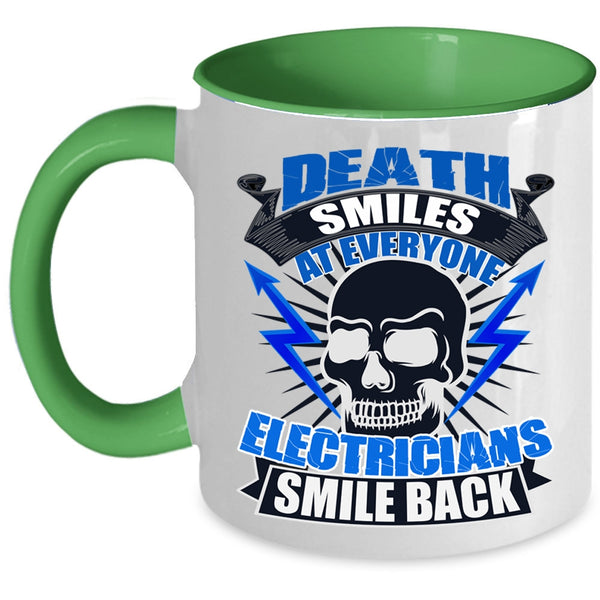 Awesome Electricians Coffee Mug, Electricians Smile Back Accent Mug