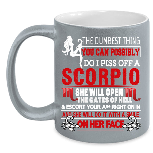 Scorpio Coffee Mug, Birthday Gift For Daughter Coffee Cup