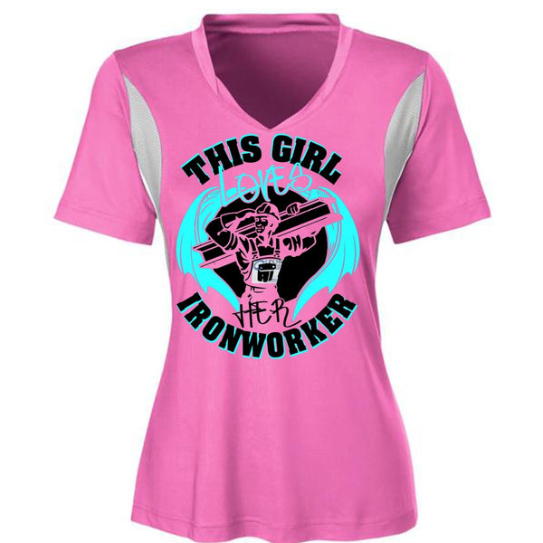 This Girl Loves Her Ironworker T Shirt, I Love Ironworker T Shirt, Awesome T-Shirts