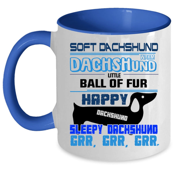 Soft Dachshund Mug, Happy Dachshund Cup, Dogs Mug