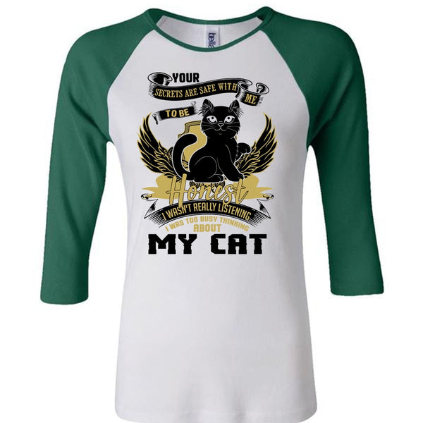 I Was Too Busy Thinking About My Cat T Shirt, I Love My Cat T Shirt, Awesome T-Shirts