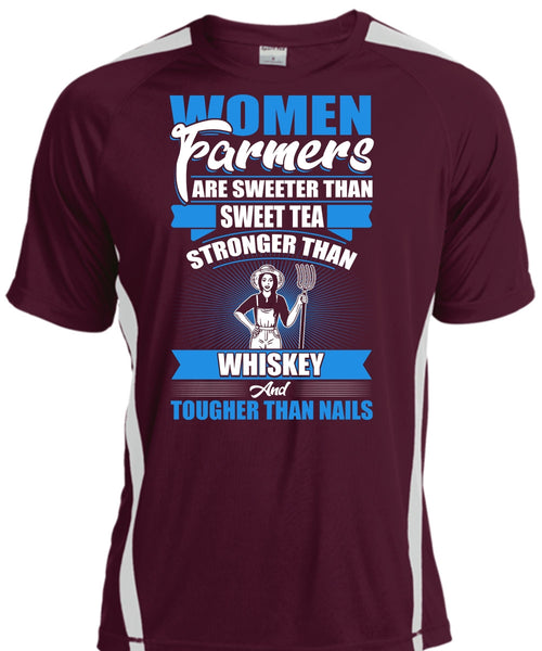 Women Farmers Are Sweeter T Shirt, Being A Farmer T Shirt, Cool Shirt