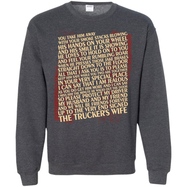 The Trucker's Wife T Shirt, Coolest Trucker's Wife Sweatshirt