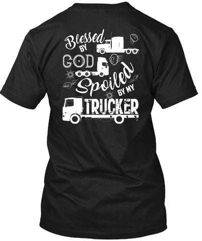 A black t-shirt with the shopify logo