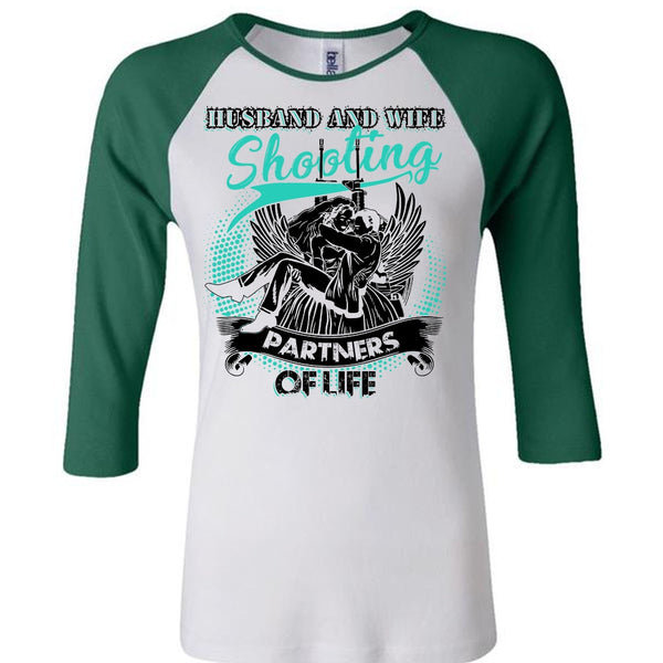 Husband And Wife Shooting Partners Of Life T Shirt, I Love Husband T Shirt, Awesome T-Shirts