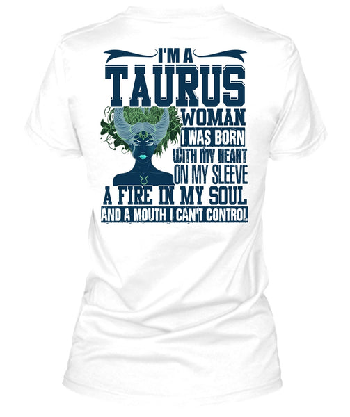 I'm A Taurus Woman T Shirt, I Love Taurus T Shirt