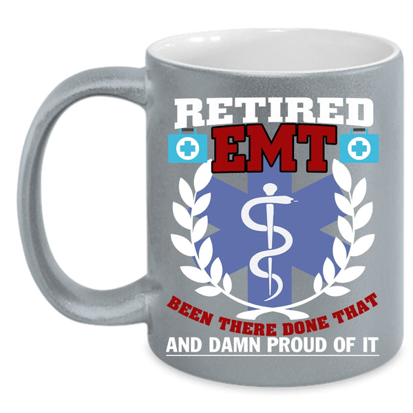 Retired Emt Coffee Mug, Cool Retirement Coffee Cup