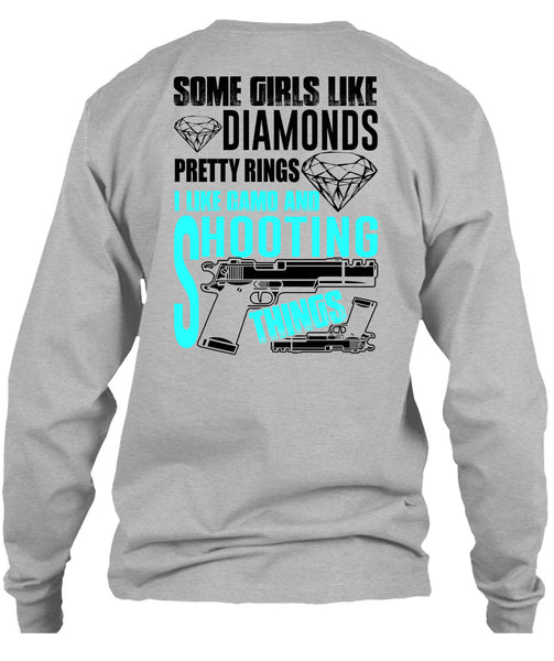 I Like Camo And Shooting Things T Shirt, I Love Gun T Shirt