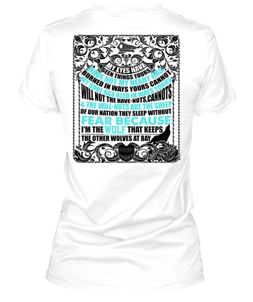 I'm The Wolf T Shirt, I Love Police T Shirt