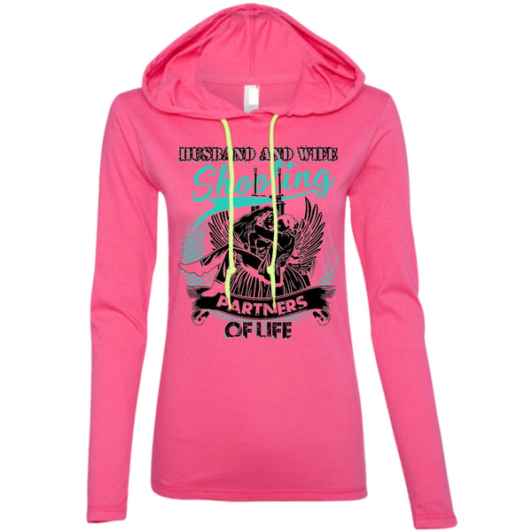 Husband And Wife Shooting Partners Of Life T Shirt, I Love Husband T Shirt, Awesome T-Shirts