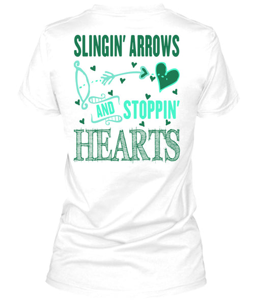 Slinging Arrows And Stopping Hearts T Shirt, Being A Husband T Shirt