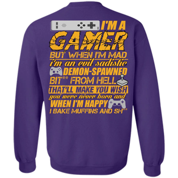 I'm Happy T Shirt, I Love Gaming Sweatshirt