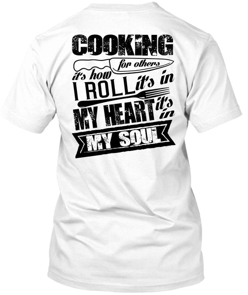 A black t-shirt with the shopify logo