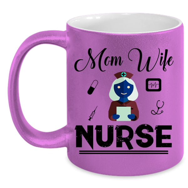 Cute Grandma Coffee Mug, The Best Mom Get Promoted To Grandma Accent Mug