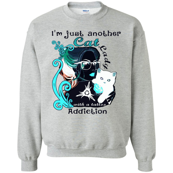 Coolest Cat Lady T Shirt, I'm Just Another Cat Lady Sweatshirt
