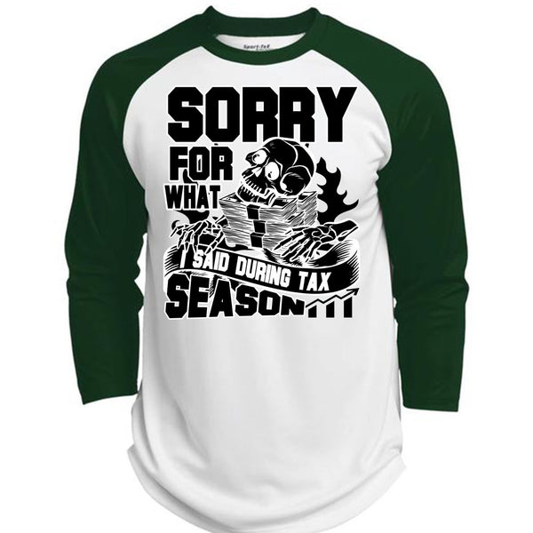 I Said During Tax Season T Shirt, I Love Accountant T Shirt, Awesome T-Shirts  (Polyester Game Baseball Jersey)