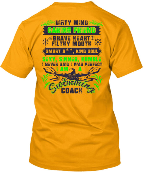 I Am A Swimming Coach T Shirt, I Love Swimming T Shirt