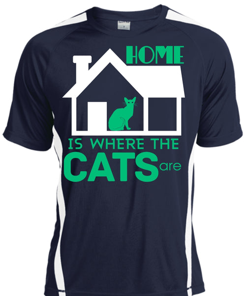 Home Is Where The Cats T Shirt, My Pets T Shirt