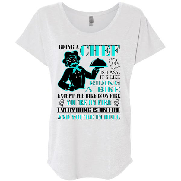Being A Chef Is Easy T Shirt, It's Like Riding A Bike T Shirt, Sport T Shirt