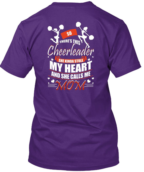 She Calls Me Mom T Shirt, There's This Cheerleader T Shirt