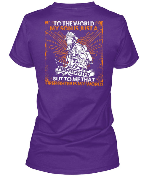 I'm Just A Girl Who Fell In Love T Shirt, Being A Firefighter T Shirt