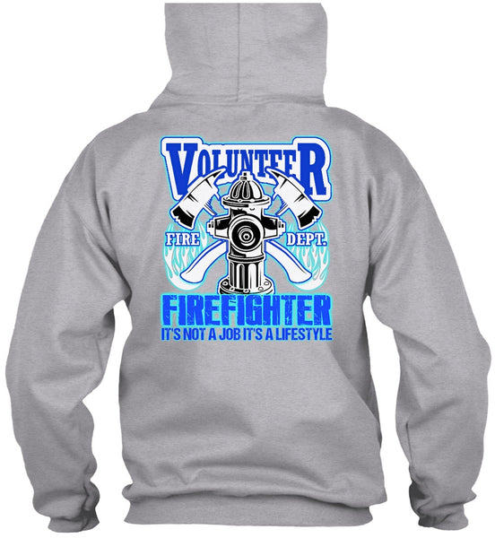 Volunteer Firefighter T Shirt, I Love Firefighter T Shirt