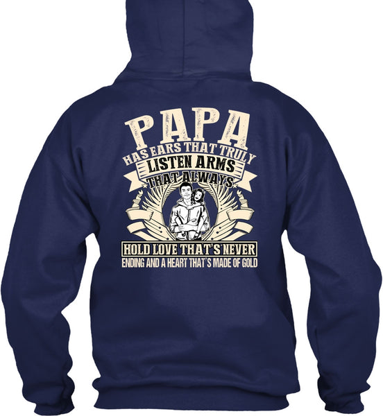 Papa Has Ears T Shirt, Made Of Gold T Shirt