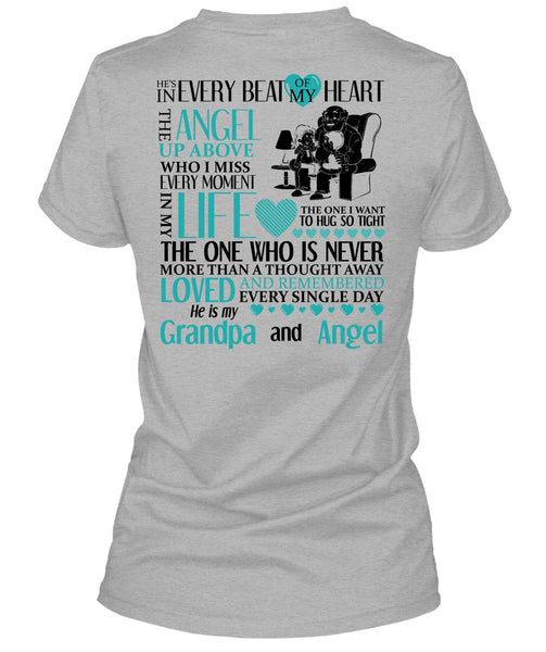 Grandpa And Angel T Shirt, I Love Grandpa T Shirt