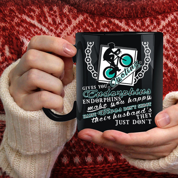Cycling Coffee Mug, My Husband Coffee Cup