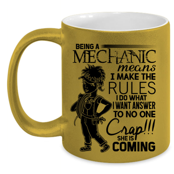 Cute Gift For Mechanics Coffee Mug, Being A Mechanic Accent Mug