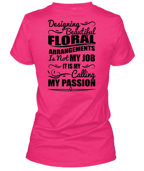 Designing Beautiful Floral T Shirt, I Love Designing T Shirt