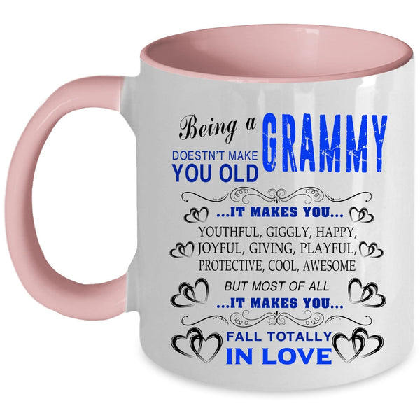 Cute Gift For Grandmas Coffee Mug, Being A Grammy Accent Mug