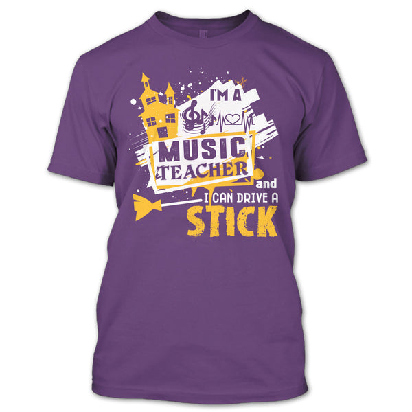 Coolest Halloween T Shirt, I'm A Music Teacher T Shirt