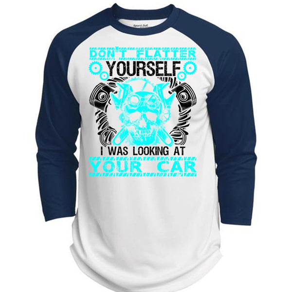 I Was Looking At Your Car T Shirt, I Love Mechanic T Shirt, Awesome T-Shirts  (Polyester Game Baseball Jersey)