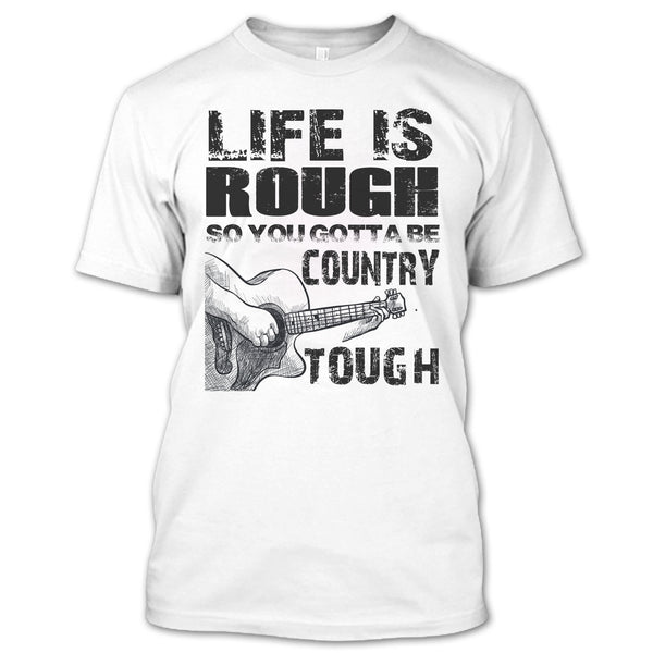 A black t-shirt with the shopify logo